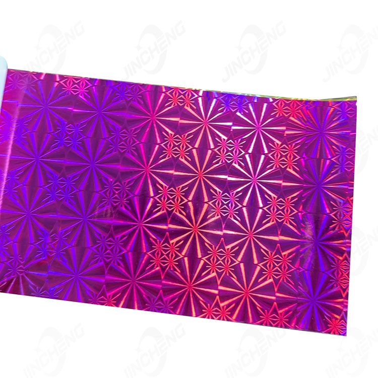 Cross Texture BOPP Holographic Films